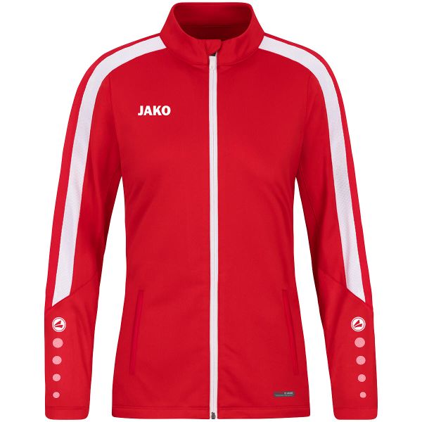 Poliestrowa bluza dresowa Jako Power. Czerwone bluzy z kapturem JAKO, xl, bez wzorów, z dresówki, z kapturem. Za 233.10 zł.
