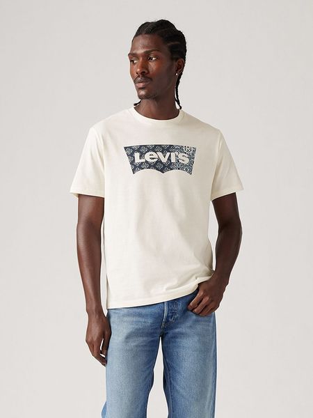 Levi's Koszulka w kolorze kremowym rozmiar: M. Brązowe bezrękawniki Levi's®, m, bez wzorów, z bawełny, bez kołnierzyka, bez ramiączek. Za 70.41 zł.