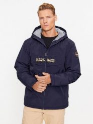 Napapijri Kurtka przejściowa Rainforest NP0A4HES Granatowy Regular Fit. Niebieskie kurtki Napapijri, m, bez wzorów, z syntetyku, bez kaptura. Za 689.99 zł.