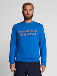 North Sails Bluza w kolorze niebieskim rozmiar: XL. Niebieskie bluzy North Sails, xl, bez wzorów, z bawełny, bez kaptura. Za 136.78 zł.