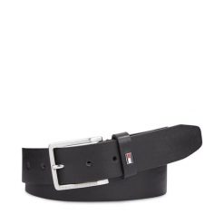 Pasek Męski Tommy Hilfiger. Czarne paski Tommy Hilfiger, bez wzorów. Za 289.99 zł.