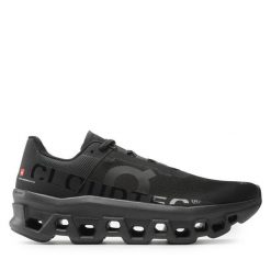 Buty do biegania On. Czarne buty do biegania On, bez wzorów, bez zapięcia, do biegania. Za 809.99 zł.