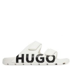 Klapki HUGO. Białe klapki Hugo. Za 299.99 zł.