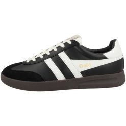 Buty do chodzenia męskie Gola Gola Blk Cyclone Lea. Czarne buty sportowe casual Gola, bez wzorów, z gumy, bez zapięcia. Za 619.00 zł.