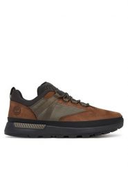 Timberland Sneakersy Euro Trekker Low Lace TB0A6DP5EUW1 Brązowy. Brązowe buty sportowe casual Timberland, bez wzorów, z nubiku, bez zapięcia. Za 419.99 zł.