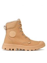 Palladium Trapery Pampa Sport Cuff Wps 72992-243-M Beżowy. Brązowe trapery Palladium, ze skóry, bez zapięcia. Za 879.99 zł.