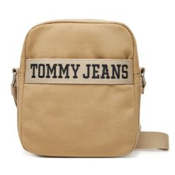 Saszetka Tommy Jeans. Brązowe saszetki i nerki Tommy Jeans, bez wzorów, z jeansu. Za 219.99 zł.