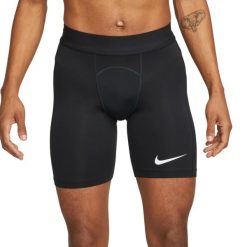 Męskie Spodenki Kompresyjne Pro Strike DriFIT. Czarne odzież kompresyjna Nike, l, bez wzorów, z materiału, na fitness i siłownię, dri-fit (nike). Za 126.25 zł.