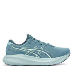 Buty do biegania Asics. Niebieskie buty do biegania ASICS, bez wzorów, bez zapięcia, do biegania. Za 369.99 zł.