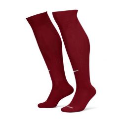 Getry piłkarskie Nike Classic II Cush OTC. Białe legginsy długie sportowe Nike, m, bez wzorów, z poliamidu, do piłki nożnej. Za 43.99 zł.