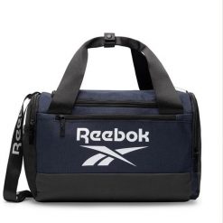 Torba sportowa Reebok. Niebieskie torby sportowe Reebok, bez wzorów, małe. Za 119.99 zł.