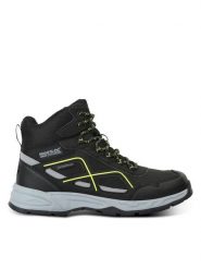 Regatta Trekkingi Vendeavour Boot RMF807 Czarny. Czarne botki sznurowane Regatta, bez wzorów, ze skóry, bez obcasa, bez zapięcia. Za 178.99 zł.