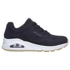 Buty SKECHERS Uno Stand On Air. Czarne buty do biegania Skechers, bez wzorów, bez zapięcia, do biegania, skechers sport. Za 289.99 zł.