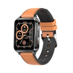 Smartwatch Kumi KU5 PRO brązowy. Brązowe smartbandy Kumi, bez wzorów. Za 435.99 zł.