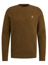 PME Legend Sweter w kolorze karmelowym rozmiar: M. Brązowe swetry nierozpinane PME Legend, m, bez wzorów, z bawełny, bez kołnierzyka, bez ramiączek. Za 276.71 zł.