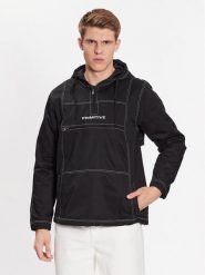 Primitive Kurtka anorak Concord PA123106 Czarny Regular Fit. Czarne kurtki Primitive, l, bez wzorów, z bawełny, bez kaptura. Za 459.99 zł.