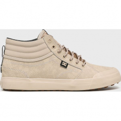 DC - Buty Evan Smith Hi Wnt. Szare buty sportowe casual marki DC, z materiału. W wyprzedaży za 299.90 zł.