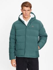 Adidas Kurtka puchowa Helionic Down IK3176 Niebieski Regular Fit. Niebieskie kurtki Adidas, m, bez wzorów, z puchu, bez kaptura. Za 619.99 zł.