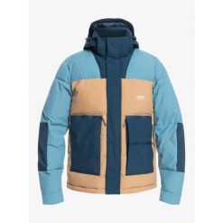 Kurtka zimowa męska Quiksilver Nomad Waterproof. Niebieskie kurtki Quiksilver, na zimę, m, bez wzorów, bez kaptura. W wyprzedaży za 638.00 zł.