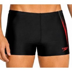 Spodenki Speedo Bokserki Placement Aquashort Red. Czarne bokserki Speedo, l, bez wzorów, z elastanu. Za 89.00 zł.