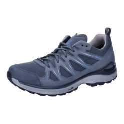 Buty trekkingowe męskie Lowa Innox Evo Ii Gtx. Niebieskie buty turystyczne Lowa, bez wzorów, z materiału, bez zapięcia, trekkingowe. Za 954.00 zł.