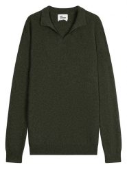 Just Cashmere Kaszmirowy sweter "Noah" w kolorze ciemnozielonym rozmiar: M. Zielone swetry nierozpinane Just Cashmere, m, bez wzorów, z kaszmiru, bez kołnierzyka, bez ramiączek. Za 478.99 zł.