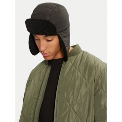 Czapka Timberland. Czarne czapki zimowe Timberland, bez wzorów. Za 299.99 zł.