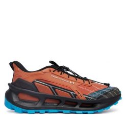 Buty do biegania Under Armour. Brązowe buty do biegania Under Armour, bez wzorów, bez zapięcia, do biegania. Za 669.99 zł.