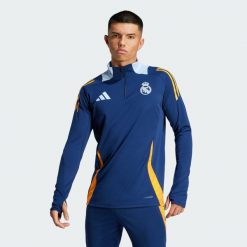 Bluza Real Madrid Tiro 24 Competition Training. Brązowe kurtki treningowe Adidas, xl, bez wzorów, z materiału, bez kaptura, do piłki nożnej. Za 349.00 zł.