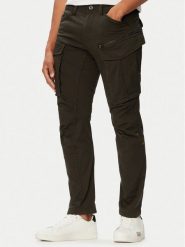 G-Star Raw Spodnie cargo Rovic D02190-5126 Szary ciemny Tapered Fit. Szare spodnie materiałowe G-Star, m, bez wzorów, z bawełny, retro. Za 429.99 zł.