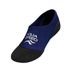 Aqua Speed - Skarpety pływackie unisex lekkie antypoślizgowe do basenu. Niebieskie skarpety Aqua-Speed, bez wzorów, z materiału. Za 41.90 zł.