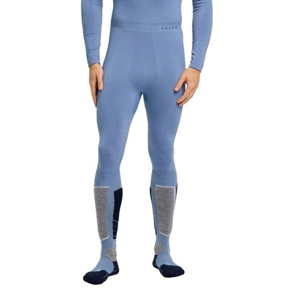 Legginsy Falke Maximum Warm. Niebieskie legginsy długie sportowe Falke, s, bez wzorów, z elastanu. Za 346.50 zł.