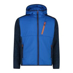 Bluza męska turystyczna CMP 34H2757. Niebieskie bluzy CMP, m, bez wzorów, bez kaptura. Za 372.00 zł.