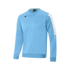 Bluza Mizuno Nara Training. Niebieskie bluzy Mizuno, bez wzorów, bez kaptura. Za 174.50 zł.