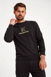BLUZA KARL LAGERFELD. Bluzy KARL LAGERFELD, m, bez wzorów, bez kaptura. W wyprzedaży za 240.57 zł.