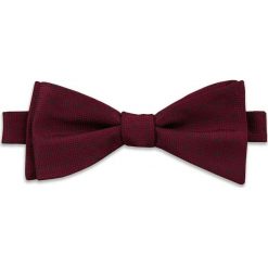 Bordowa Elegancka Wiązana Mucha w Paisley -EM Men's Accessories- Męska, Łezki, Nerki. Czerwone krawaty i muchy Em men's accessories, bez wzorów. Za 59.99 zł.