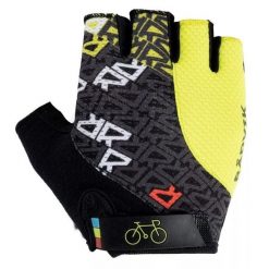 Męskie Rękawiczki Bez Palców Z Logo Runde. Czarne rękawiczki RADVIK, bez wzorów. Za 67.99 zł.