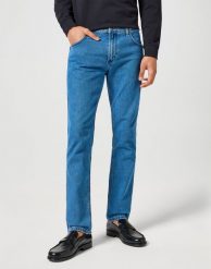 WRANGLER MĘSKIE SPODNIE JEANSOWE GREENSBORO SADDLESTONE 112355021 W15Q017423. Jeansy Wrangler, l. Za 229.99 zł.