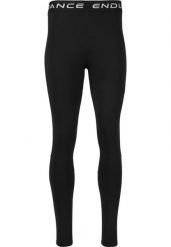 Legginsy Endurance Power. Czarne legginsy długie sportowe Endurance, m, bez wzorów, z elastanu, do biegania. Za 177.00 zł.