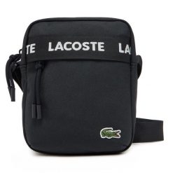 Saszetka Lacoste. Czarne saszetki i nerki LACOSTE, bez wzorów. Za 249.99 zł.