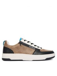 Guess Sneakersy FMFVEN FAB12 Beżowy. Brązowe buty sportowe casual Guess, z aplikacjami, ze skóry, bez zapięcia. Za 419.99 zł.