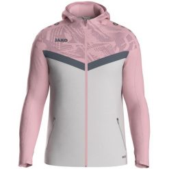 Bluza dresowa z kapturem zapinana na zamek Jako Iconic. Czerwone bluzy z kapturem JAKO, m, bez wzorów, z dresówki, z kapturem. Za 386.50 zł.