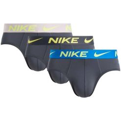 Slipy Nike Hip Brief 3Pk Dorośli. Szare slipki Nike, s, bez wzorów, z elastanu. Za 205.99 zł.