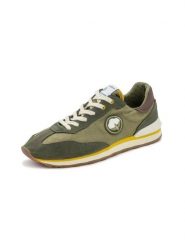 Natural world Skórzane sneakersy w kolorze khaki rozmiar: 43. Brązowe buty sportowe casual natural world, bez wzorów, bez zapięcia. Za 169.67 zł.