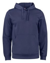 Clique Basic Active Hoody – uniseksowa bluza z kapturem, poliester. Niebieskie bluzy z kapturem CLIQUE, l, bez wzorów, z poliesteru, z kapturem. Za 190.50 zł.