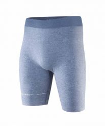 Spodenki męskie do spania z dodatkiem lnu Brubeck COMFORT NIGHT. Szare piżamy Brubeck, m, bez wzorów, z dzianiny, bez ramiączek. Za 79.99 zł.