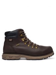 CAT Footwear Trapery Pursue HIker Wp P726852 Brązowy ciemny. Brązowe trapery CAT Footwear, ze skóry, bez zapięcia. Za 699.99 zł.