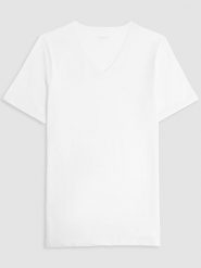 COTONELLA Koszulka w kolorze białym rozmiar: L. Białe bezrękawniki COTONELLA, l, bez wzorów, z bawełny, bez kołnierzyka, bez ramiączek. Za 39.99 zł.