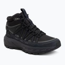 Buty turystyczne męskie Jack Wolfskin Wild Hike Texapore Mid. Czarne buty turystyczne Jack Wolfskin, bez wzorów, bez zapięcia, trekkingowe. Za 449.99 zł.