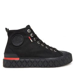 Trampki Palladium. Czarne trampki Palladium, m, bez wzorów, bez zapięcia. Za 289.99 zł.